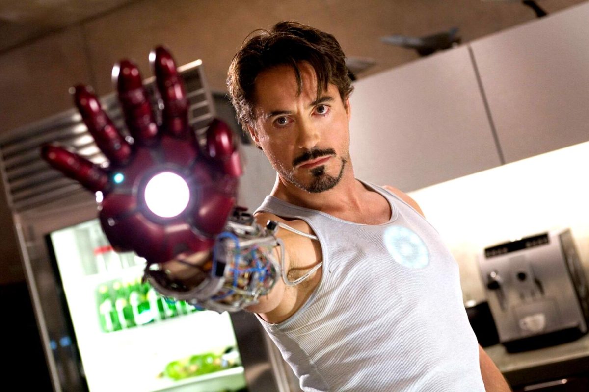 Robert Downey Jr. stars as billionaire industrialist Tony Stark, also known as Iron Man, in the Paramount Pictures and Marvel Entertainment 2007 movie, "Iron Man." (Zade Rosenthal/Paramount Pictures/Marvel Entertainment)